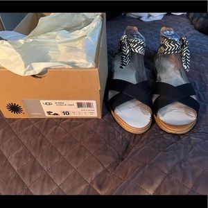 Navy Blue Ugg Sandals